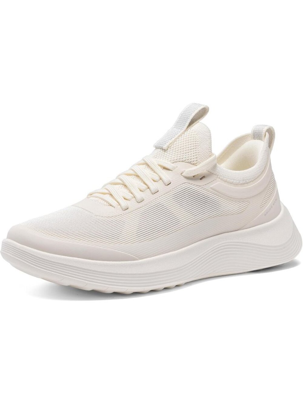 Bruno Marc Men's White Lightweight Comfort And Breathable Laces Walking Sneakers